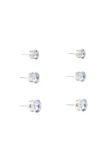 3 PACK CIRCLE STUDS