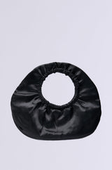 FANNED OUT SATIN PURSE