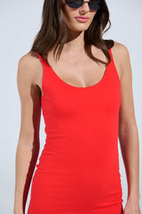 REYLA MINI BODYCON DRESS IN RED