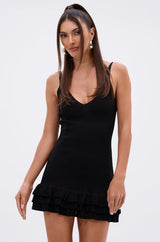 RUFFLE QUEEN MINI DRESS