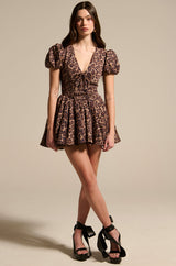 WILD THING PRINTED MINI DRESS