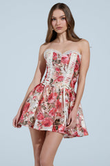 KEEP DREAMIN FLORAL MINI DRESS