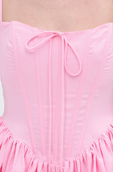 ISSA LOOK MINI DRESS IN PINK