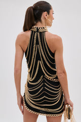 STAND OUT CHAIN MINI DRESS
