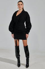 MELODY POPLIN MINI DRESS