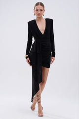 REBECCA WOVEN MINI DRESS