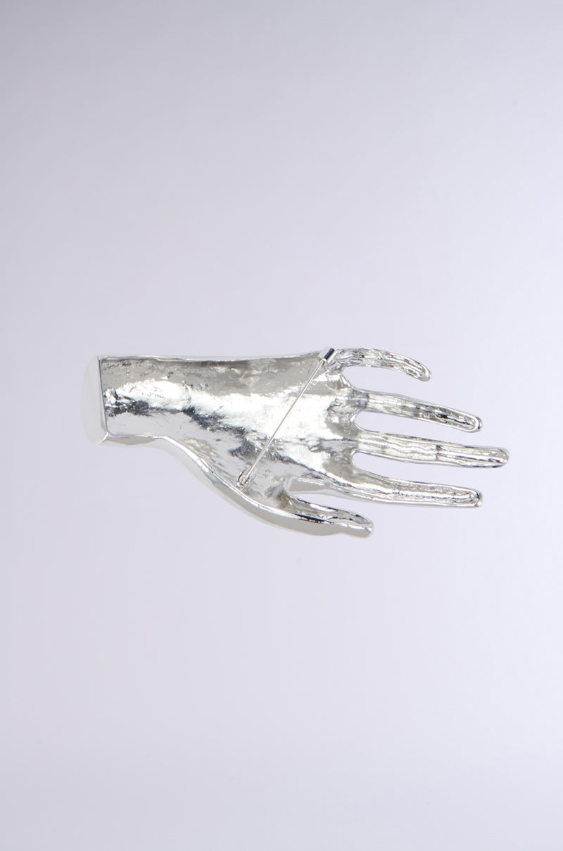 HANDS ON BROOCH