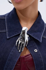 HANDS ON BROOCH