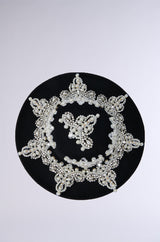 PEARL PLEASE EMBELLISHED BRIM HAT