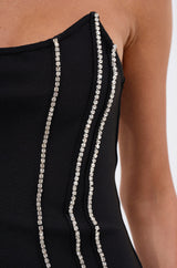 A LITTLE PARTY NEVER HURT BANDAGE MINI DRESS
