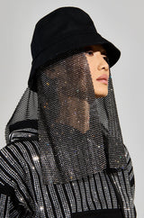 STRAIGHT DRIPPIN BUCKET HAT IN BLACK