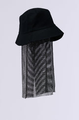 STRAIGHT DRIPPIN BUCKET HAT IN BLACK