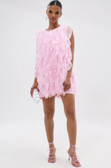 LOVER GIRL RUFFLE MINI DRESS