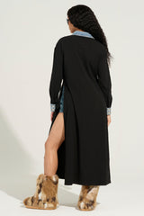 LEILA OVERSIZED BUTTON UP