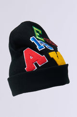 SPORTS VIBES PATCH BEANIE
