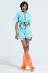 FRESH AIR TIE FRONT TOP