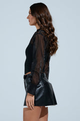 THE PERFECT FIT CORSETTED BLOUSE