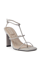 AZALEA WANG AVENA TAUPE PU SANDAL