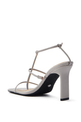 AZALEA WANG AVENA TAUPE PU SANDAL