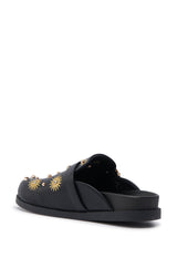 AZALEA WANG TROUVER BLACK GOLD STARBURST FLAT