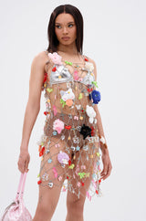 NOT SO TYPICAL CHAIN MINI DRESS WITH CHARMS