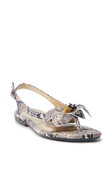 AKIRA BRUNA SNAKE SANDAL