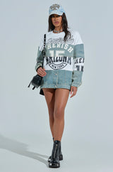 KEEP IT COOL DENIM MINI DRESS