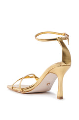 AKIRA CALSITE GOLD STILETTO SANDAL