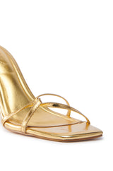 AKIRA CALSITE GOLD STILETTO SANDAL