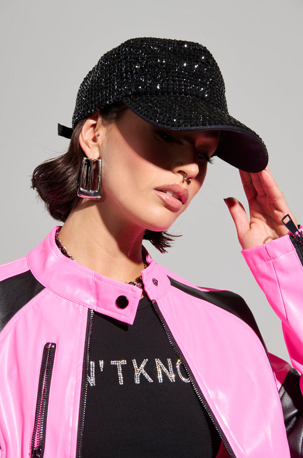 PUT IT IN MOTION RHINESTONE BASEBALL CAP