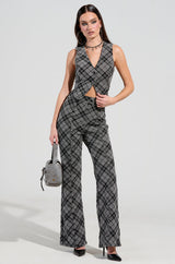 LITTLE LOVE PLAID VEST