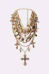 CROSS ME NECKLACE IN GOLD