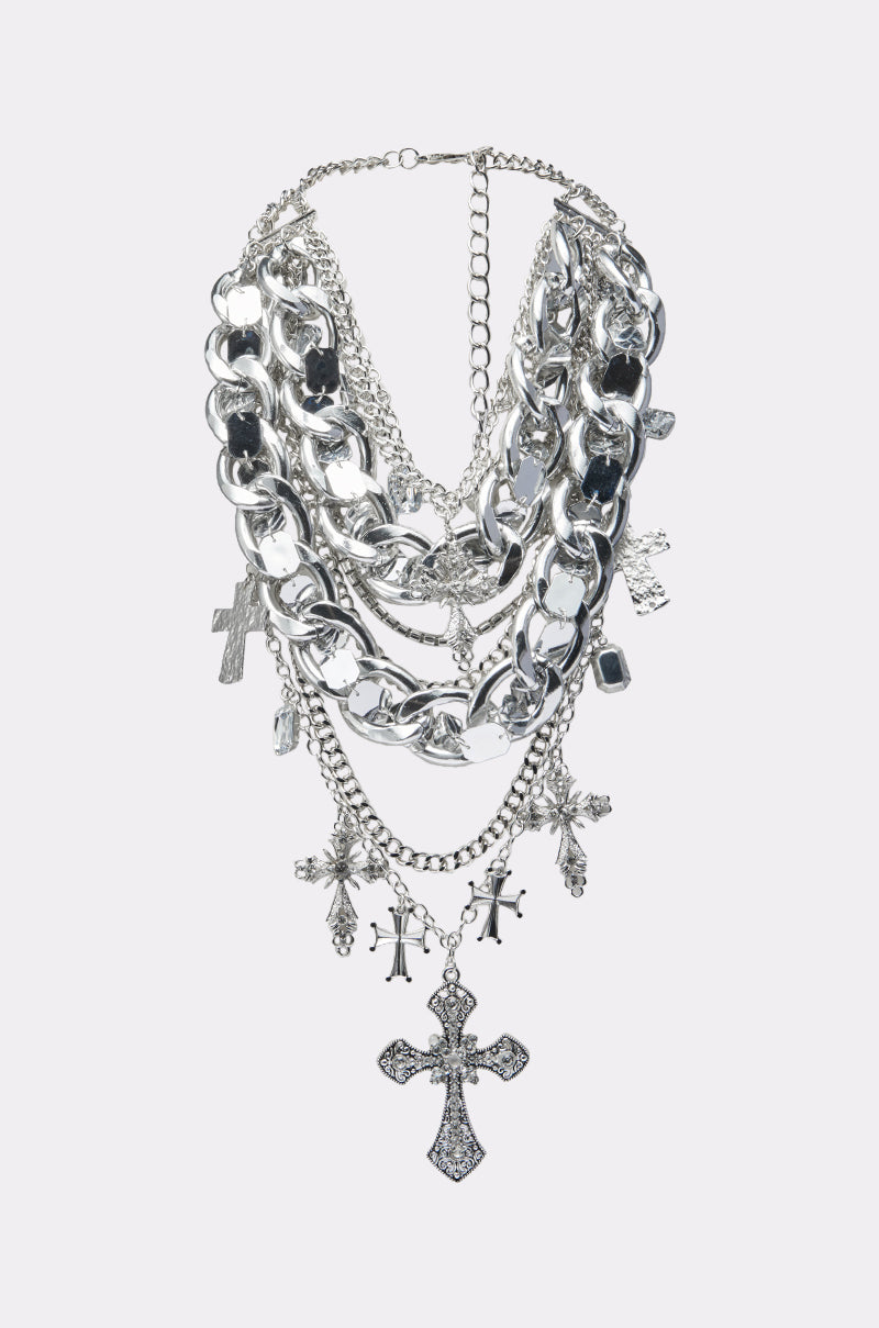 CROSS ME METAL NECKLACE