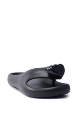 AKIRA COMPASSION BLACK SANDAL