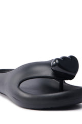 AKIRA COMPASSION BLACK SANDAL