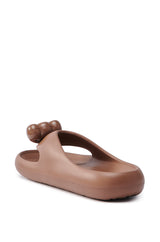 AKIRA COMPASSION BROWN SANDAL