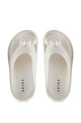 AKIRA COMPASSION WHITE SANDAL