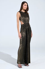 CROSS MY HEART MAXI DRESS WITH CUTOUT