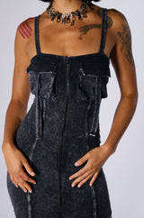 WORK IT GIRL KNIT UTILITY DRESS