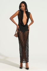 ALL ABOUT THE DRAMA LACE MAXI DRESS
