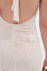 ALWAYS BEST DRESSED MIDI DRESS IN IVORY