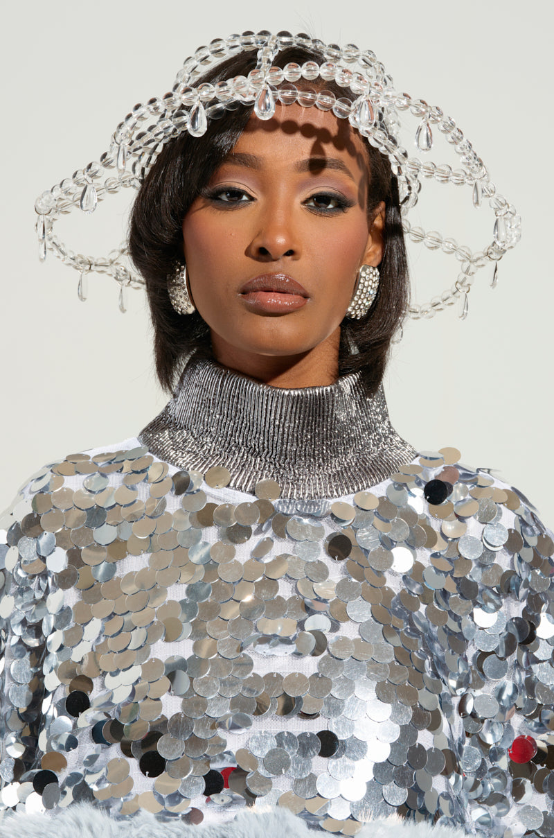 CLEAR TO ME DRIPPY BUCKET HAT