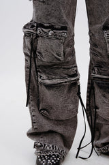 COOL GIRL DENIM CARGO PANT