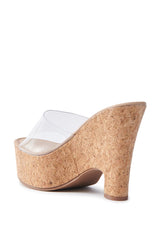 DIEGO CORK WEDGE SANDAL