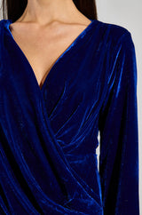 BEST DRESSED VELVET MINI DRESS
