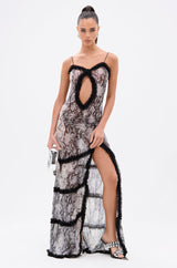 I BITE BACK PRINTED MAXI DRESS