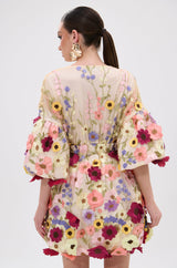 FLORAL BABY MINI DRESS