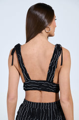HARD TO LOVE BRALETTE IN BLACK