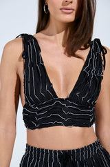 HARD TO LOVE BRALETTE IN BLACK
