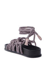 AKIRA EINER PURPLE ROPE SANDAL